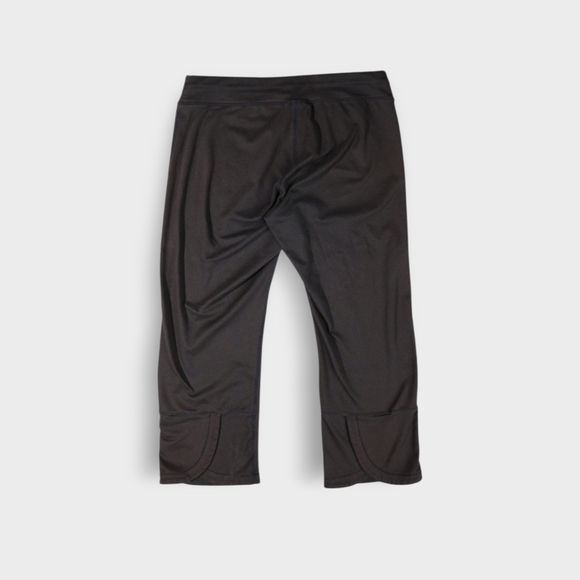 Lucy Black Slit Back Capri Leggings Womens Size XS - Picture 2 of 7